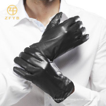 Guantes de cuero genuino suave del invierno del hombro de los hombres